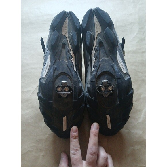 Shimano MD87 Cycling Shoes Mens EU 44 US 10.5 Gray Black Activewear Bike - Picture 6 of 6